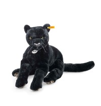 Steiff - Kuscheltiere - Wildtiere - Nero Schlenker-Panther, schwarz, 40cm