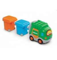 VTech - Tut Tut Baby Flitzer - Müllauto und 2 Mülltonnen