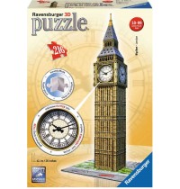 Ravensburger Puzzle - 3D Vision Puzzle - Big Ben mit Uhr, 216 Teile