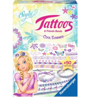 Ravensburger Spiel - Malen und Basteln - Tattoos und Friends Bands - Cool Summer