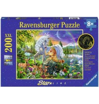 Ravensburger Puzzle - Leuchtpuzzle - Magische Feennacht, 200 Teile