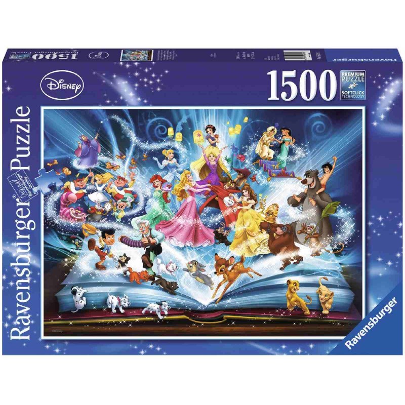 Ravensburger Puzzle - Disney&acute - s magisches Märchenbuch, 1500 Teile