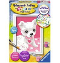 Ravensburger Spiel - Malen nach Zahlen mit farbigen Motivlinien - Chihuahua