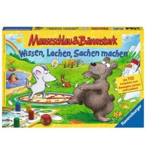 Ravensburger Spiel - Mauseschlau und Bärenstark Wissen, Lachen, Sachen machen