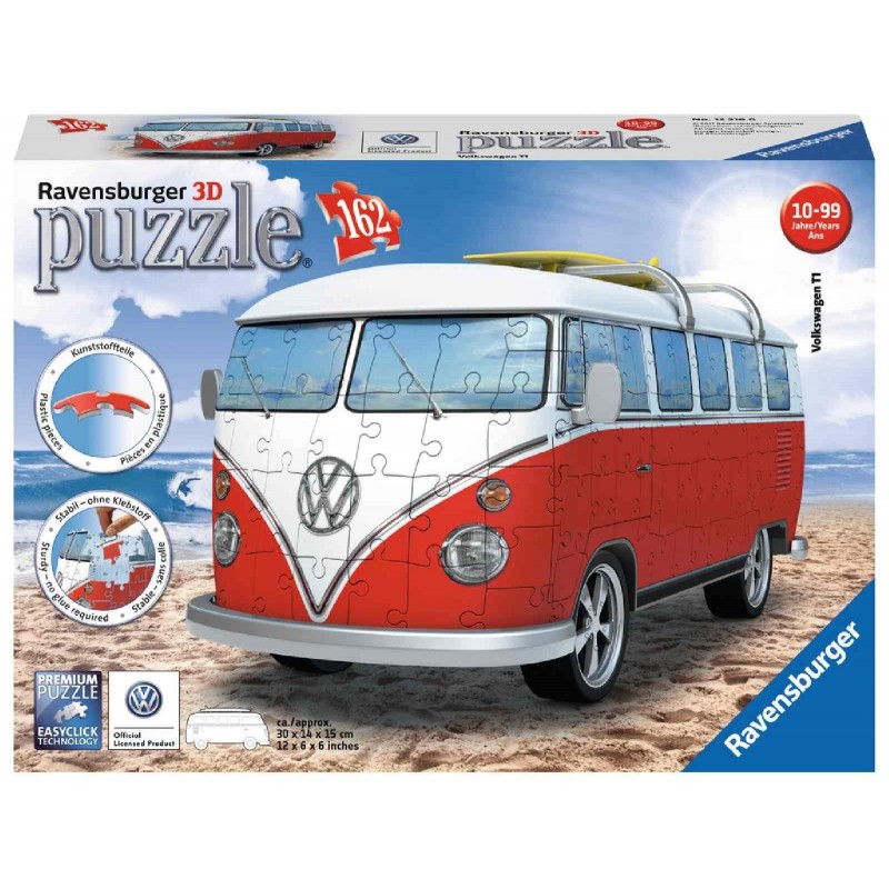 Ravensburger Puzzle - 3D Puzzles - VW Bus T1, 162 Teile_Ravensburger®  _400555612