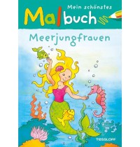 Tessloff - Malen, Rätseln & mehr - Mein schönstes Malbuch Meerjungfrauen