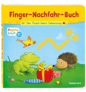 Tessloff - Malen, Rätseln & mehr - Finger-Nach-Fahrbuch Der Frosch feiert Geburtstag