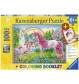 Ravensburger Puzzle - Magische Einhörner XXL plus Coloring Booklet, 100 Teile