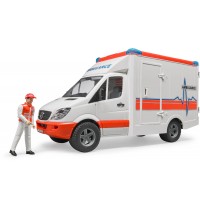 BRUDER - MB Sprinter Ambulanz mit Sanitäter