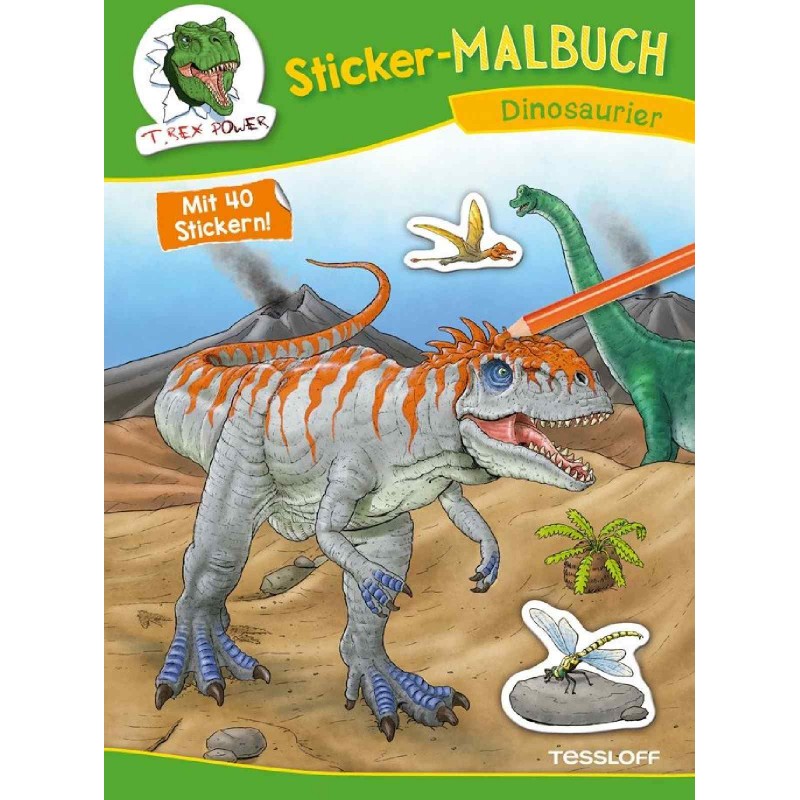 Tessloff - Sticker-Malbuch Dinosaurier