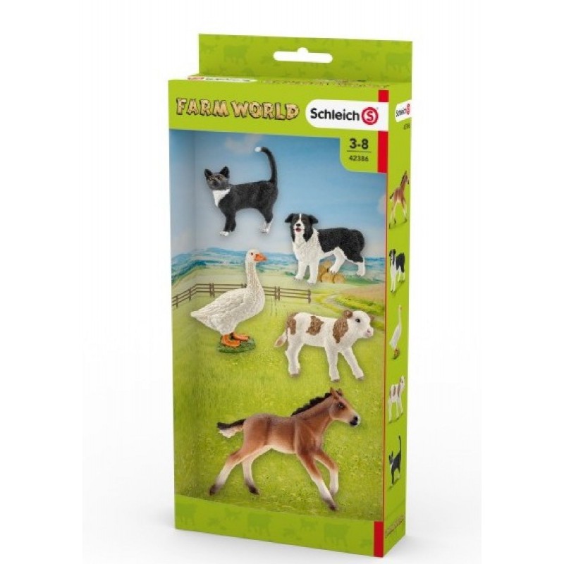 Schleich - World of Nature - Farm Life - Fahrzeuge - Farm World Tier-Mix