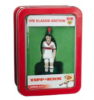 Tipp-Kick VfB Stuttgart Top-Kicker, weiss in Metallbox - Lizenz Edition