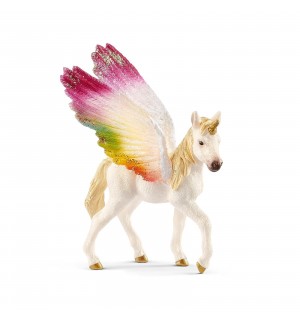 Schleich - World of Fantasy - Bayala - Geflügeltes Regenbogeneinhorn Fohlen