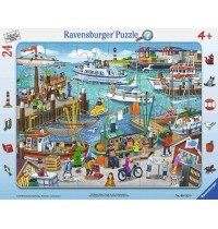 Ravensburger Puzzle - Ein Tag am Hafen, 24 Teile