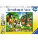 Ravensburger Puzzle - Versammlung der Tiere, 100 XXL-Teile