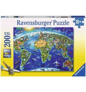 Ravensburger Puzzle - World Landmarks, 200 Teile