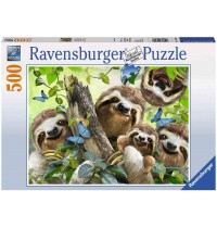 Ravensburger Puzzle - Faultier Selfie, 500 Teile