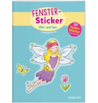 Tessloff - Malen, Rätseln & mehr - Fenster-Sticker - Elfen und Feen