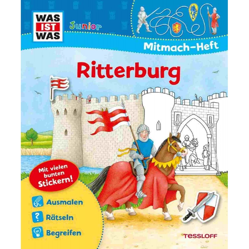 Tessloff - Was ist Was - Junior Mitmach-Heft Ritterburg, neu