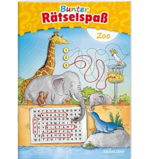 Tessloff - Malen & Rätseln und mehr - Bunter Rätselspaß - Zoo