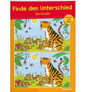 Tessloff - Malen & Rätseln und mehr - Finde den Untschied - Tierkinder