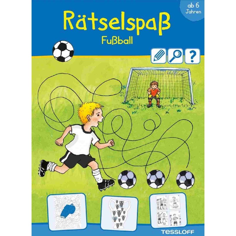 Tessloff - Malen & Rätseln und mehr - Rätselspaß - Fußball