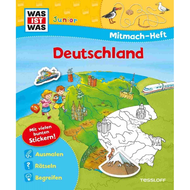 Tessloff - Was ist Was - Junior Mitmach-Heft Deutschland, neu