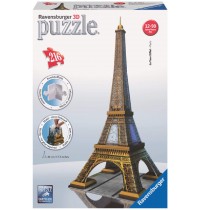 Ravensburger Puzzle - 3D Vision Puzzle - Eiffelturm, 216 Teile