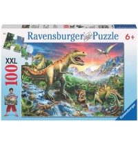 Ravensburger Puzzle - Bei den Dinosauriern, 100 Teile