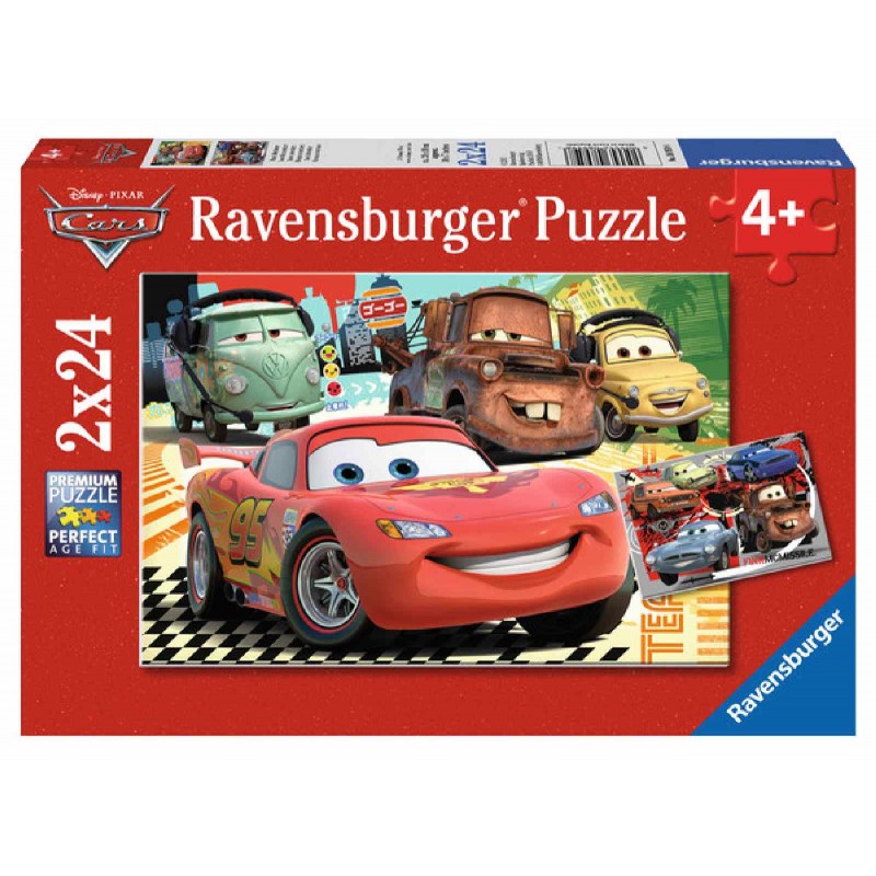 Ravensburger Puzzle - Cars Neue Abenteuer, 2x24 Teile