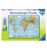 Ravensburger Puzzle - Politische Weltkarte, 300 XXL-Teile