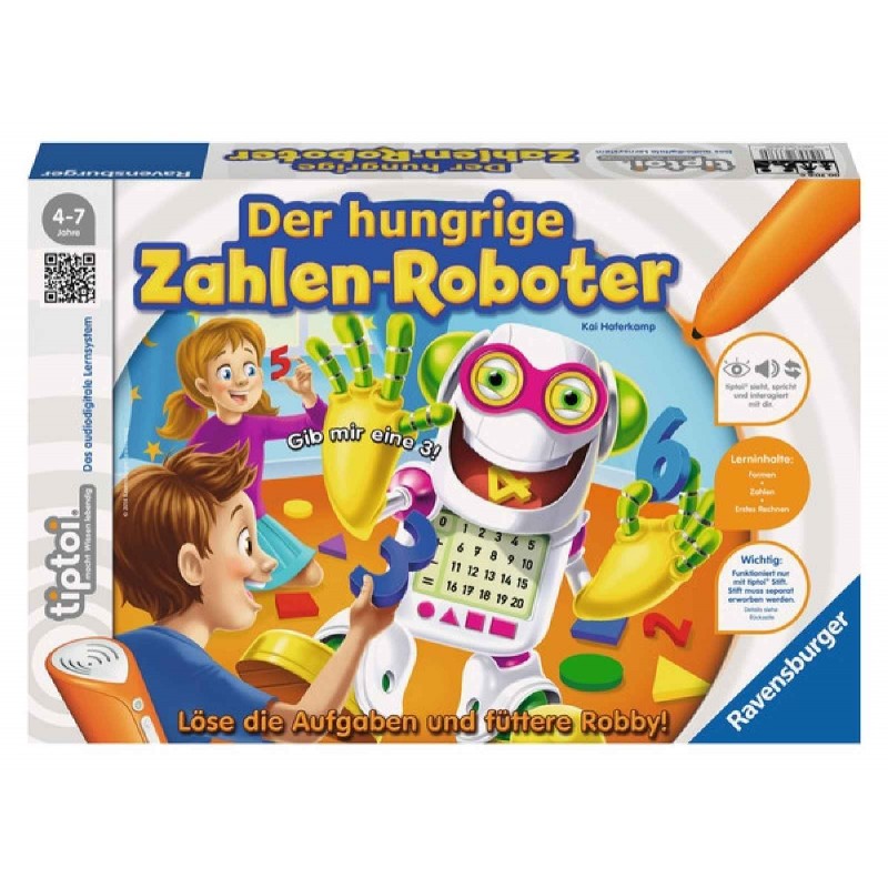 Tiptoi Spiel Ersatzteile Der hungrige Zahlen-Roboter 