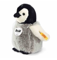 Steiff - Steiffs Minis - Steiffs kleine Freunde - Flaps Pinguin, schwarz/weiß/grau, 16cm