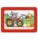 Ravensburger Puzzle - my first Puzzle - Bagger, Traktor und Kipplader, 6 Teile