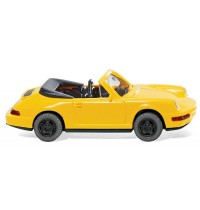 Wiking - Porsche Carrera Cabrio - gelb