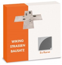 Wiking - Strassen Bausatz - Kurve Inhalt: 5 Stück