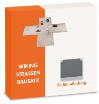 Wiking - Strassen Bausatz - Einmündung Inhalt: 5 Stück