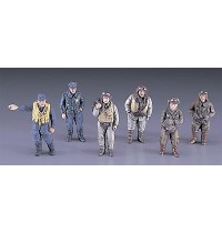 1:48 WWII Pilot Figure Set Hasegawa