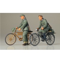 1/35 Dt. Soldaten m.Fahrräder 2 Figuren