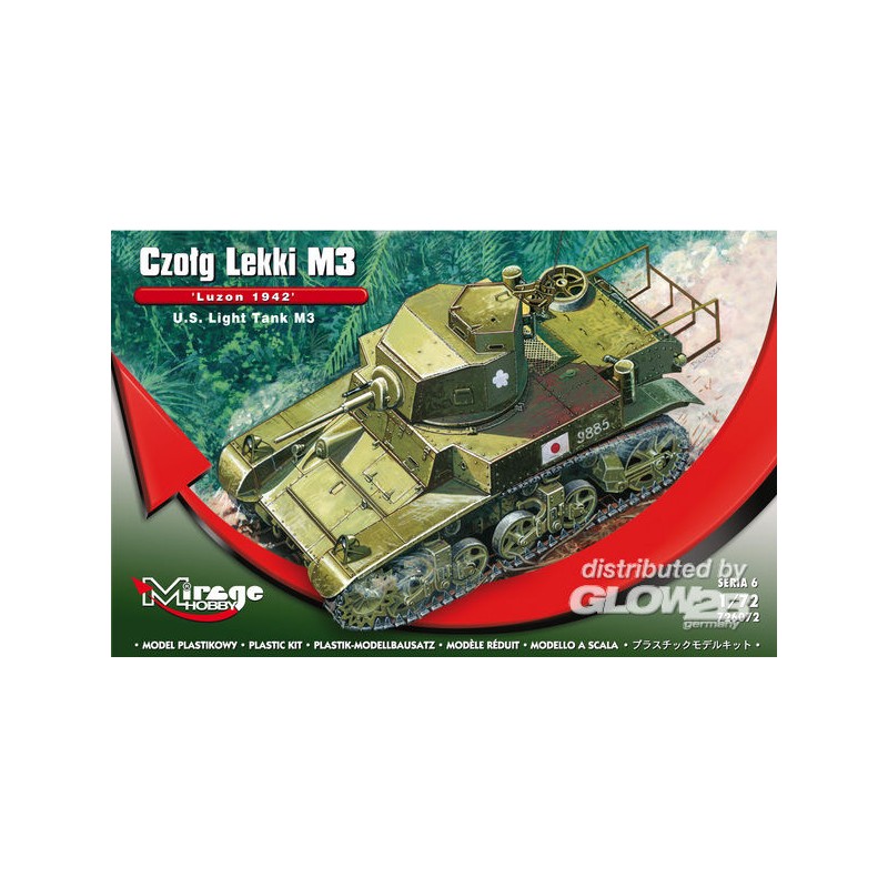 1/72 U.S. Light Tank M3 "Luz Mirage Hobby