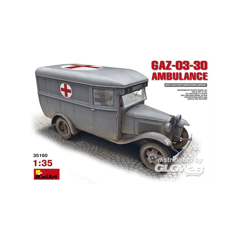 1/35 GAZ-03-30 Ambulance MiniArt