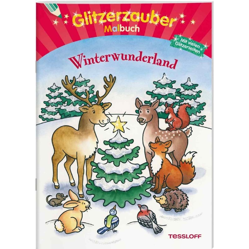 Tessloff - Glitzerzauber Malbuch - Winterwunderland