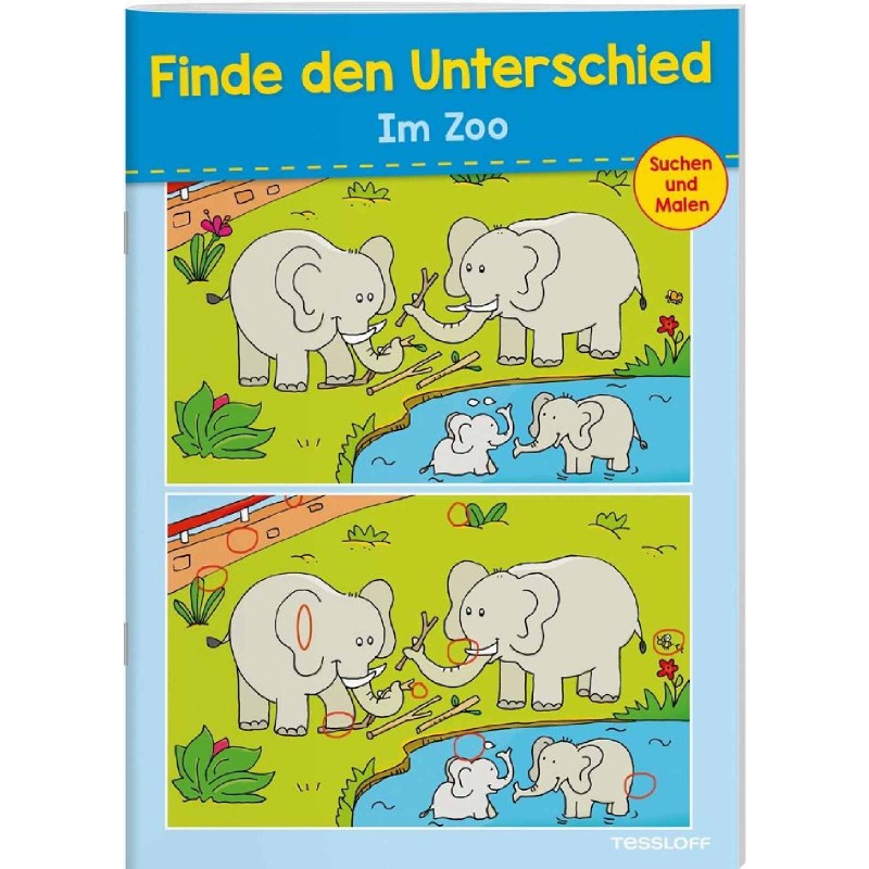 Tessloff - Finde den Unterschied - Im Zoo