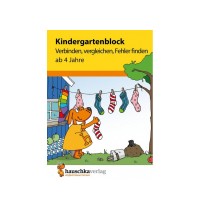 Kindergartenblock - Verbind., vergleichen, Fehler finden ab 4 Jahren