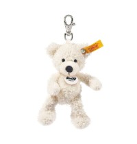 Steiff - Teddybären - Teddybären für Kinder - Schlüsselanhänger Lotte Teddybär, weiß, 12cm