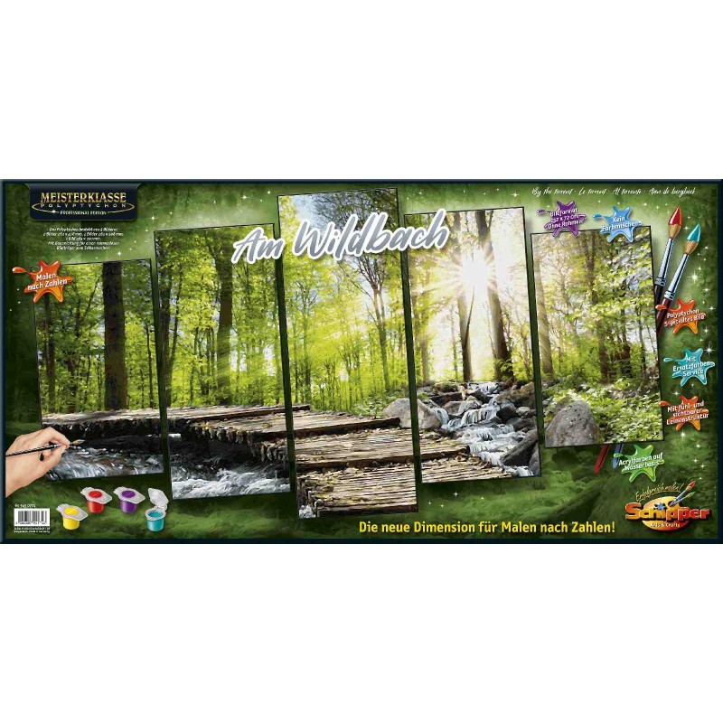 Schipper Arts & Crafts - Meisterklasse Polyptychon - Am Wildbach