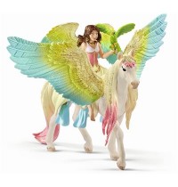 Schleich - World of Fantasy - Bayala - Surah mit Glitzer-Pegasus
