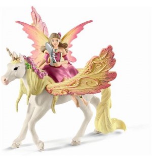 Schleich - World of Fantasy - Bayala - Feya mit Pegasus-Einhorn