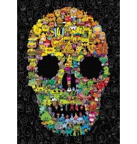 Heye - Standardpuzzle - Doodle Skull 1000 Teile