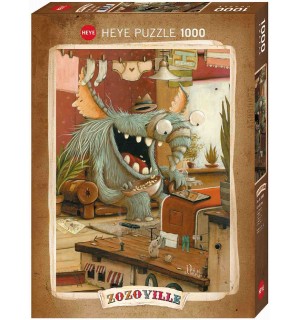 Heye - Standardpuzzle - Zozoville Laundry Day 1000 Teile